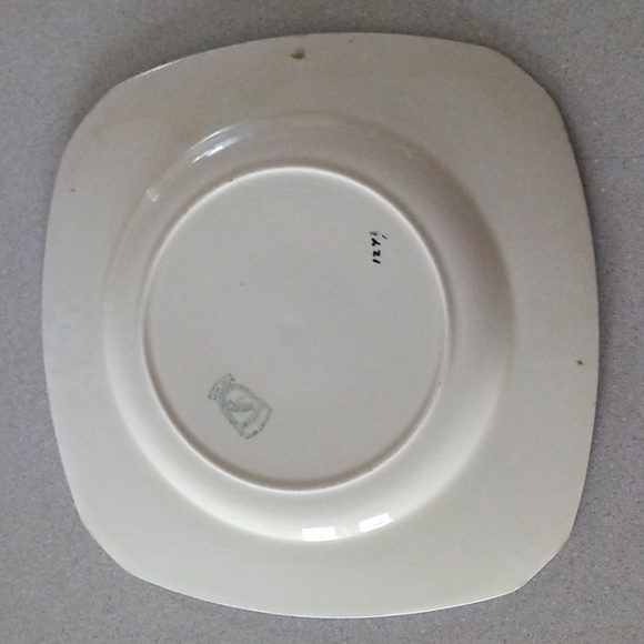 Coronet Ware Art Deco Single 9.5" Square Plate - Picture 2 of 8